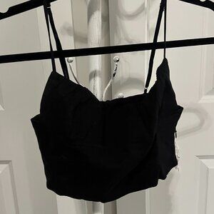 Zara Black Corset Top